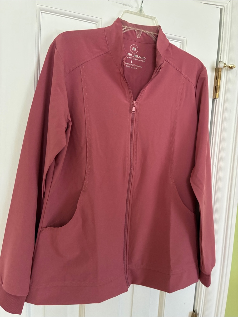 NWOT Women's Dusty Rose Utility Zip Jacket